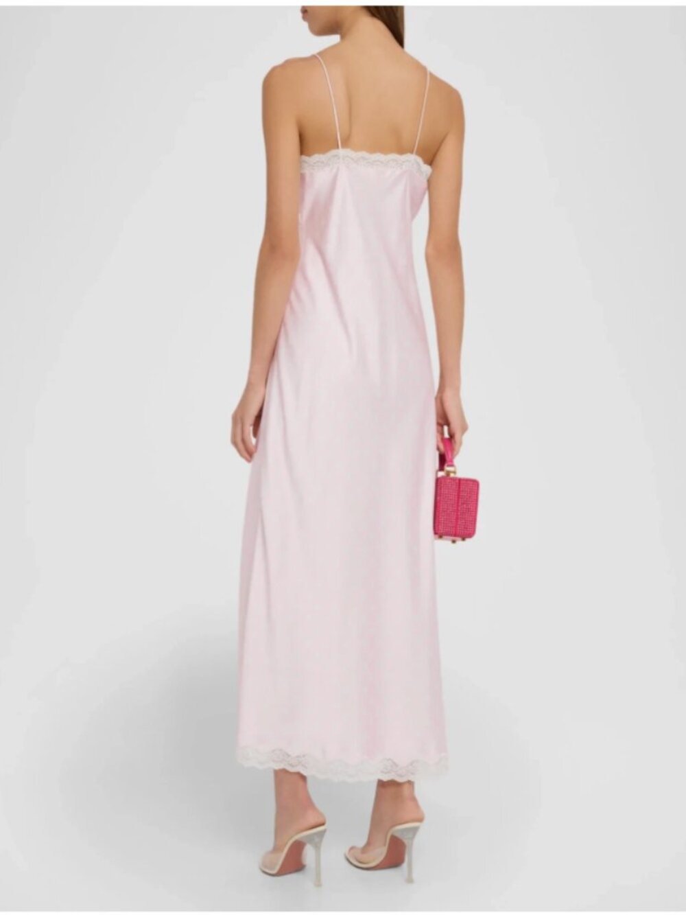LoveShackFancy Manuela Satin Polka Dot Maxi Dress - Picture 9 of 15